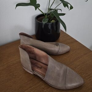 free people royale cutout boho ankle cottage urban indie bootie boot flat